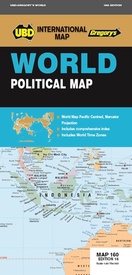 Wegenkaart - landkaart 160 World Political Pacific centered | UBD Gregory's