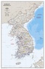 Wandkaart Korean Peninsula Noord- en Zuid Korea, 59 x 91 cm | National Geographic