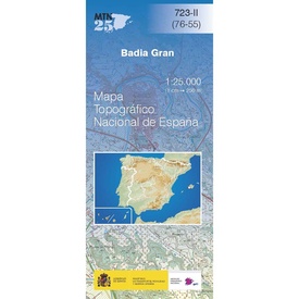 Topografische kaart 723-II Badia Gran (Mallorca) | CNIG - Instituto Geográfico Nacional