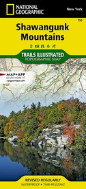 Wandelkaart 750 Topographic Map Guide Shawangunk Mountains | National Geographic