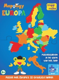 Kinderpuzzel Europa (NL) foam puzzle | Imagi Make