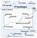 Fietskaart 171 Schwäbische Alb & Oberschwaben | Publicpress