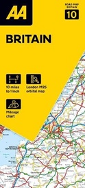 Wegenkaart - landkaart 10 Road Map Britain Britain - Groot Brittannië | AA Publishing