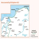 Wandelkaart - Topografische kaart 423 OS Explorer Map Elgin, Forres, Lossiemouth | Ordnance Survey