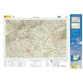 Topografische kaart 892-III Fortuna | CNIG - Instituto Geográfico Nacional1