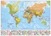 Wereldkaart 64P-mvl Politiek, 101 x 72 cm | Maps International