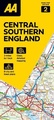 Wegenkaart - landkaart 2 Road Map Britain Central Southern England | AA Publishing